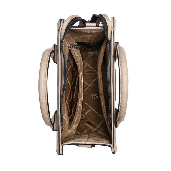 Wrangler Aztec Pattern Print Tote Bag Khaki NWT - Picture 4 of 4